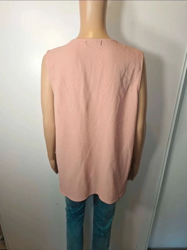 Debardor fluido rosa claro – Mim – Talla M – Corte amplio – photo 5